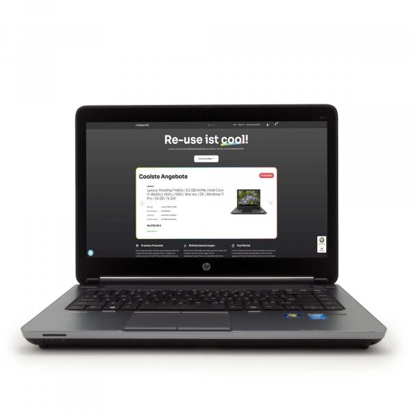 HP ProBook 640 G1 | i5-4210M | 14" | 1600 x 900 | 8 GB | 512 GB | Win 10 Pro | DE | Sehr gut