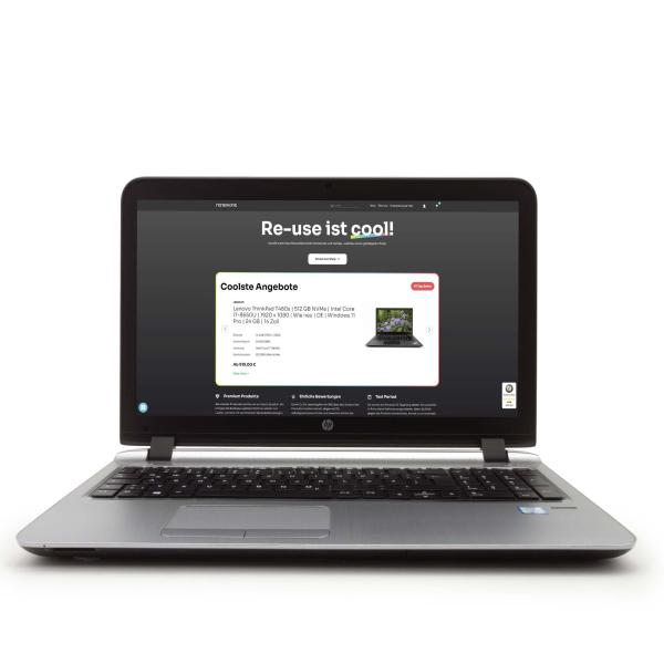 HP ProBook 450 G3 | Intel Core i5-6200U | 1366 x 768 | Wie neu | DE | Win 10 Pro | 512 GB | 8 GB | 15.6 Zoll  