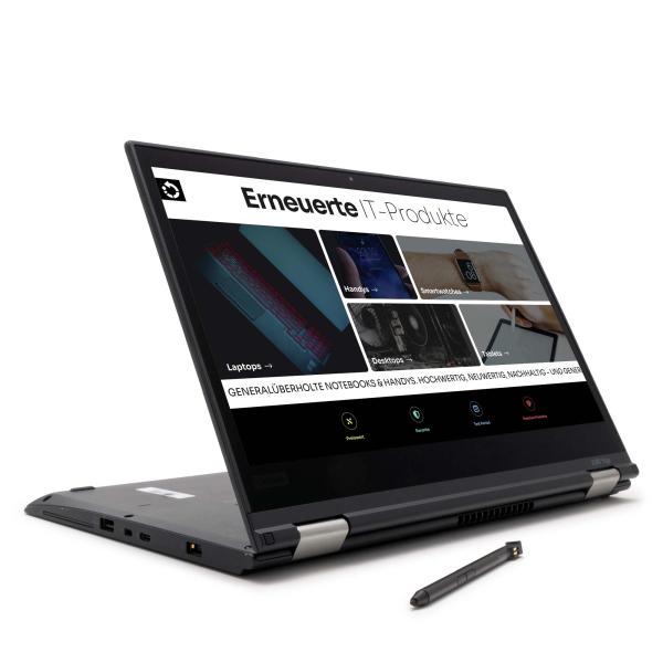 LENOVO ThinkPad Yoga X380 | 256 GB | i5-8350U | 1920 x 1080 Touch | Sehr gut - B | DE-QWERTZ | Win 11 Pro | 8 GB | 13.3 Zoll