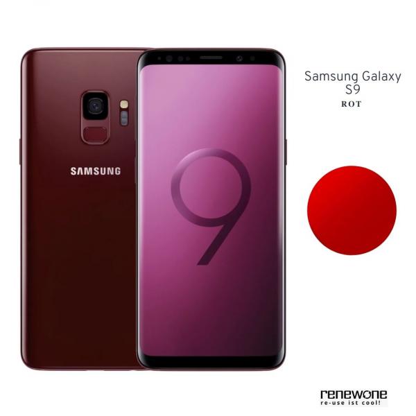 Samsung Galaxy S9 | 64 GB | rot | Wie neu
