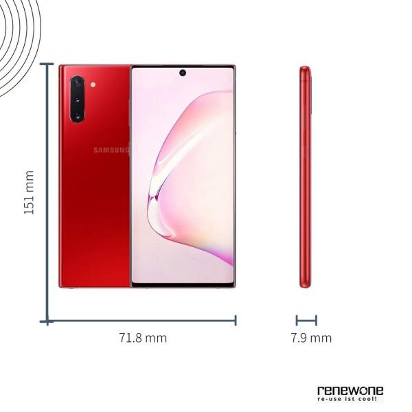 Samsung Galaxy Note 10 5G | Single-SIM | 256 GB | aura red | Wie neu