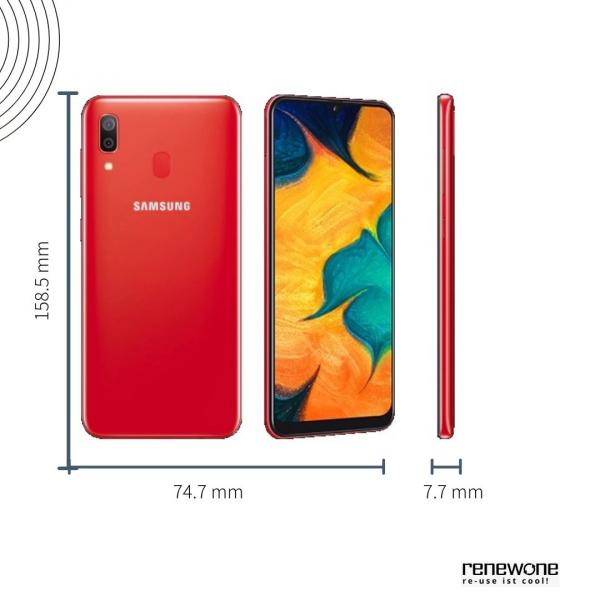 Samsung Galaxy A30 | 32 GB | rot | Wie neu