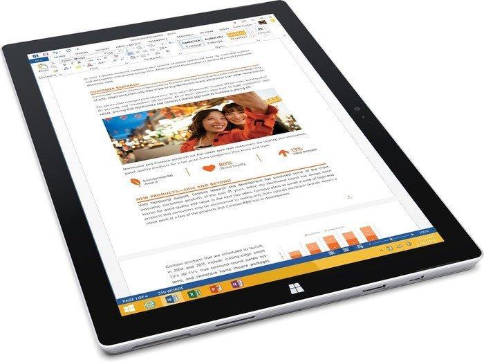 Microsoft Surface Pro 3 | 4 GB | 128 GB | Sehr gut | Intel Core I5-4300U | 12 Zoll | 2160 x 1440  | keine Tastatur