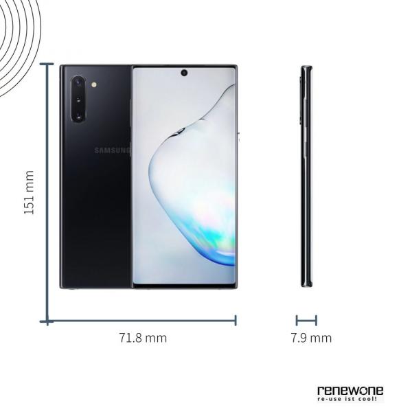 Samsung Galaxy Note 10 | Single-SIM | 256 GB | aura black | Wie neu
