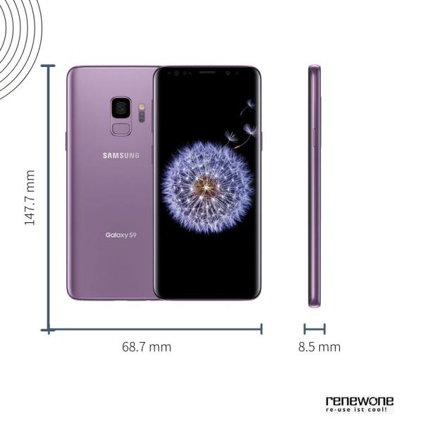 Samsung Galaxy S9 | 64 GB | violett | Wie neu