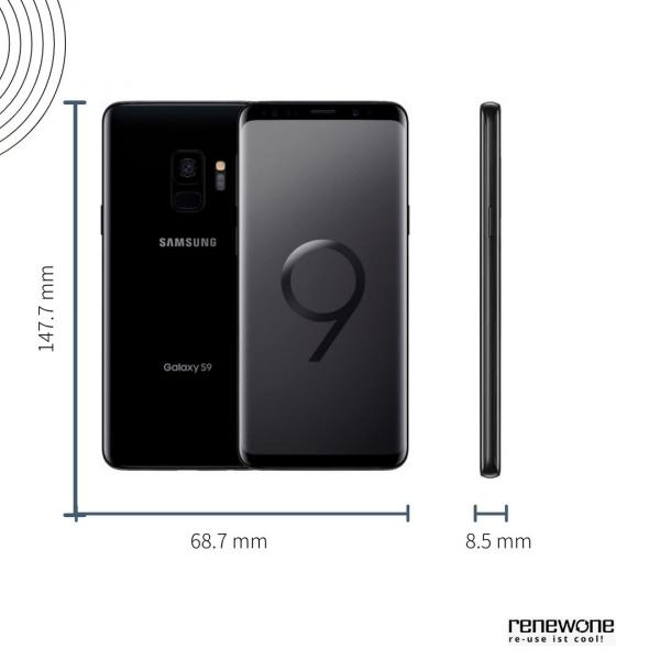 Samsung Galaxy S9 | 64 GB | schwarz | Wie neu