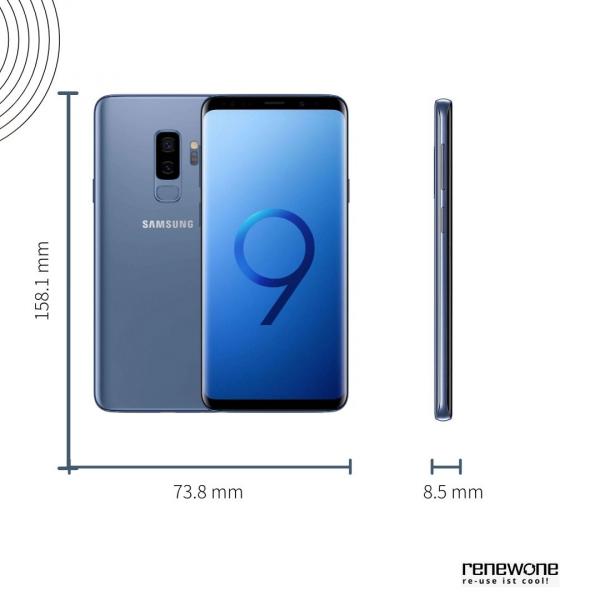Samsung Galaxy S9 Plus | 256 GB | blau | Sehr gut