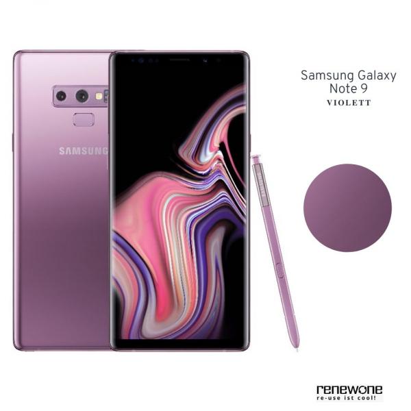 Samsung Galaxy Note 9 | 128 GB | violett | Wie neu