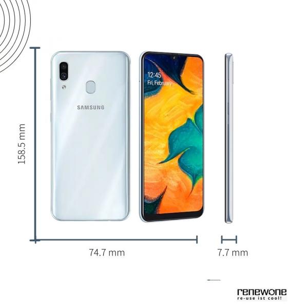 Samsung Galaxy A30 | 32 GB | weiß | Wie neu