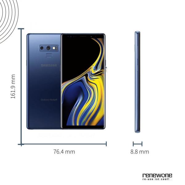 Samsung Galaxy Note 9 | 128 GB | blau | Wie neu