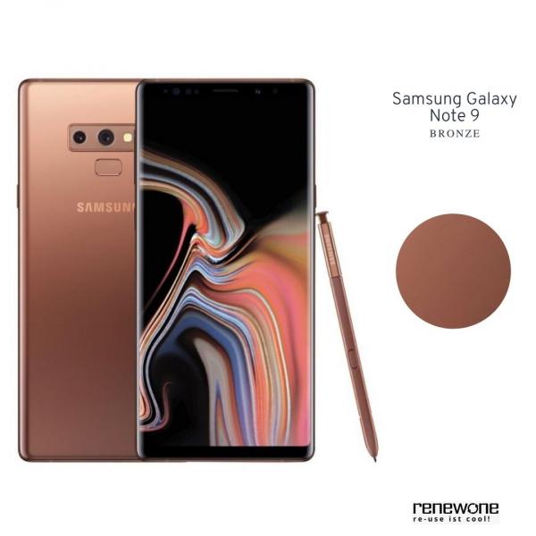 Samsung Galaxy Note 9 | 128 GB | bronze | Wie neu