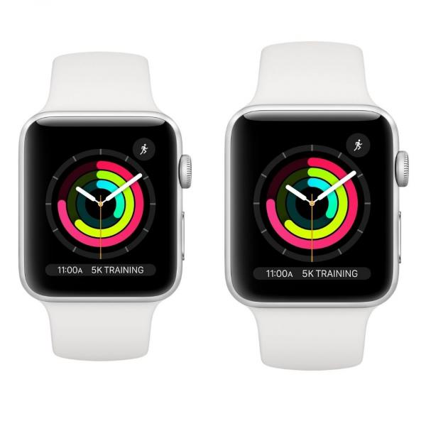 Apple Watch Series 3 | 38 | silber | Sehr gut | 2017 | GPS