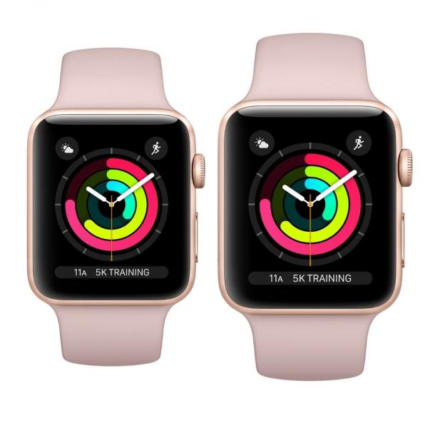 Apple Watch Series 3 | 38 | roségold | Aluminium | Wie neu | 2017 | GPS