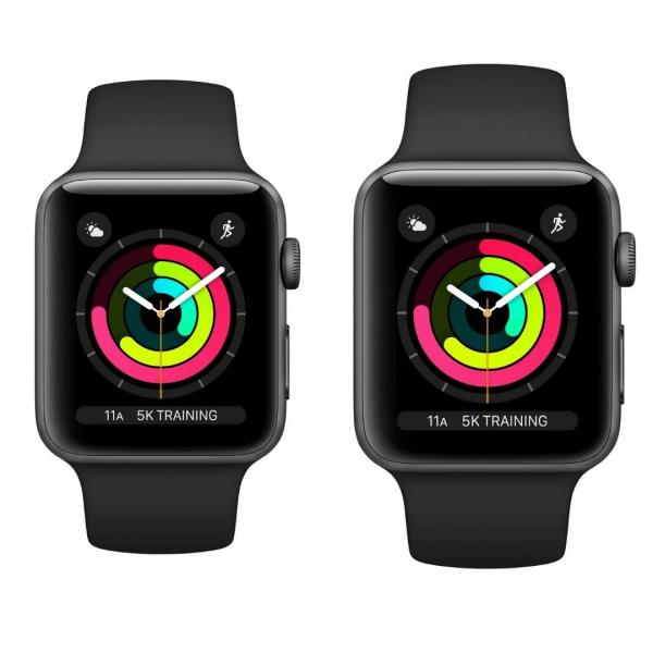 Apple Watch Series 3 | 42 | spacegrau | Aluminium | Sehr gut | 2017 | GPS