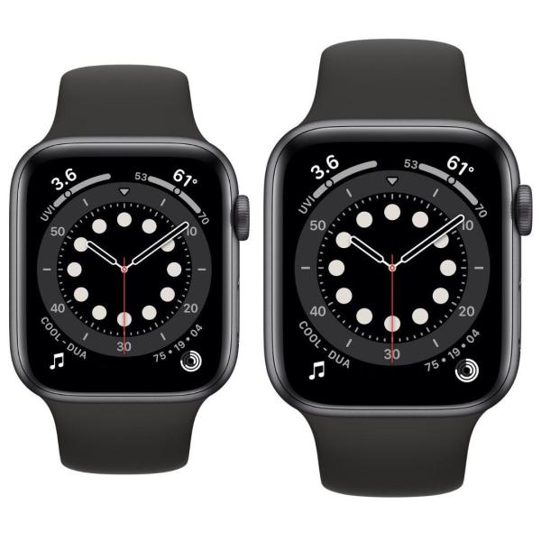 Apple Watch Series 6 | 44 | schwarz | Aluminium | Sehr gut | 2020 | GPS