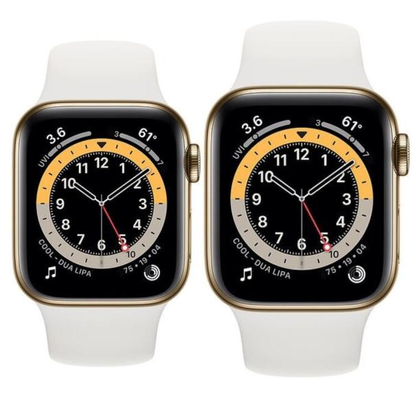 Apple Watch Series 6 | 44 | gold | Stainless Steel | Wie neu | 2020 | GPS