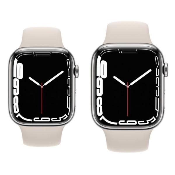Apple Watch Series 7 | 45 | silber | Stainless Steel | Sehr gut | 2021 | GPS