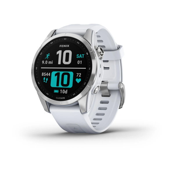 Garmin fenix 7S Standard Edition | 42 | silber | Stainless Steel | Wie neu | GPS